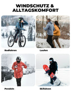 Rockbros - HelmMütze Winter mit Ohrenschutz, Atmungsaktiv & Winddicht