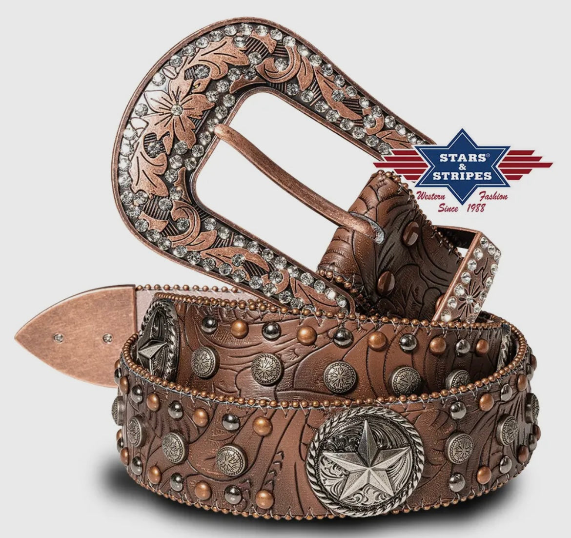 Stars&Stripes - Gürtel Stone8
