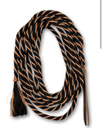LpTrick - Nylon Mecate Zügel braun-rosegold, soft
