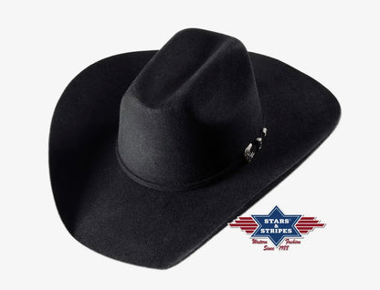 Stars&Stripes Wollfilzhut „Wyoming“ Black