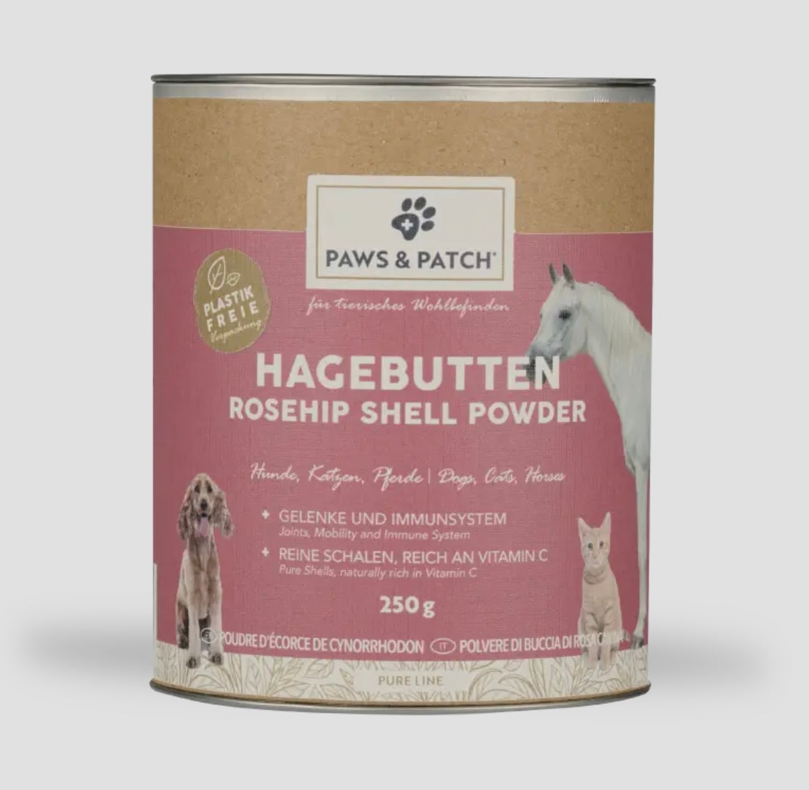 PAWS&PATCH Hagebuttenschalen Pulver 250g
