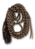 LpTrick - Nylon Mecate Zügel braun-rosegold, soft