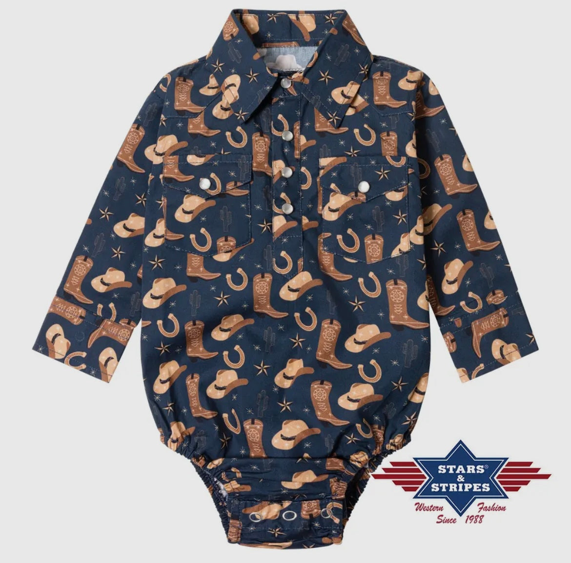 Stars&Stripes Babybody - Baby Cowboy