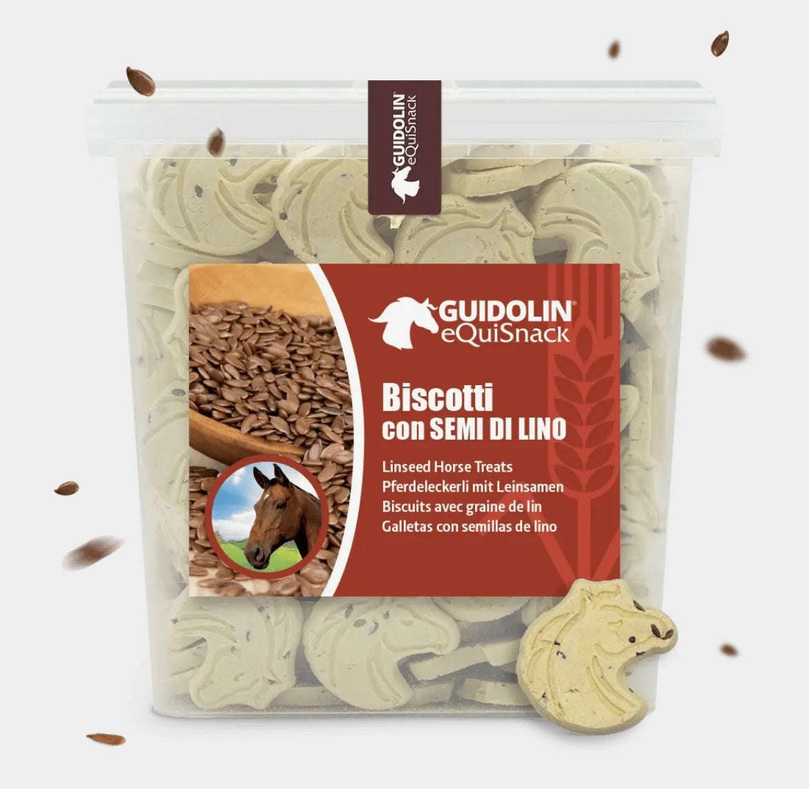 Guidolin - Biscotti con semi di Lino Leckerli