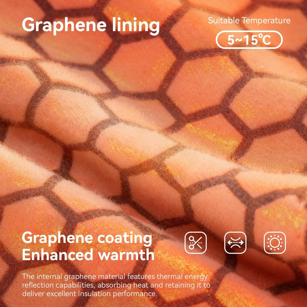 Rockbros - Graphene Winter-Fahrradhandschuhe von 5°C bis 15°C
