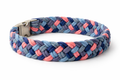 Pfotenlieblinge - Handgemachtes Paracord-Hundehalsband Bubblegum