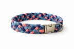Pfotenlieblinge - Handgemachtes Paracord-Hundehalsband Bubblegum