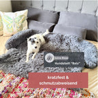 Hundebett "Balu" kuschelig weiche & waschbare Auflage – mit hohem Rand für Auto & Sofa