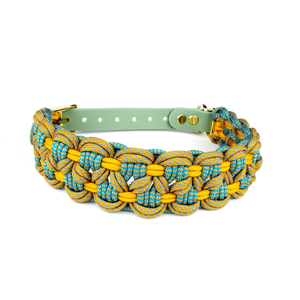 Hundehalsband Tierluxe Welle Paracord Biothane