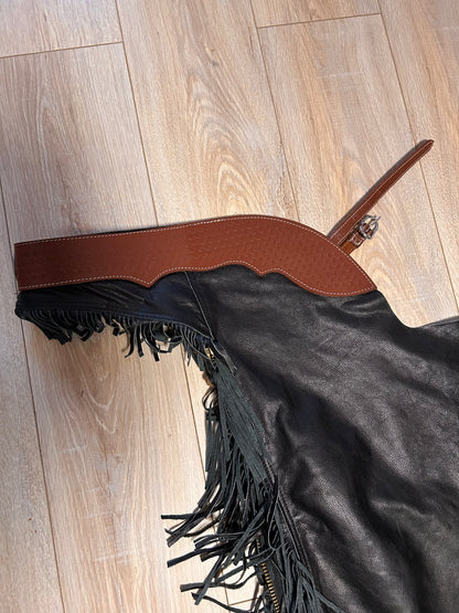 -gebraucht- Glattleder Chaps Gr.L