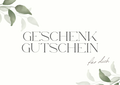 Digitaler Gutschein - Nature