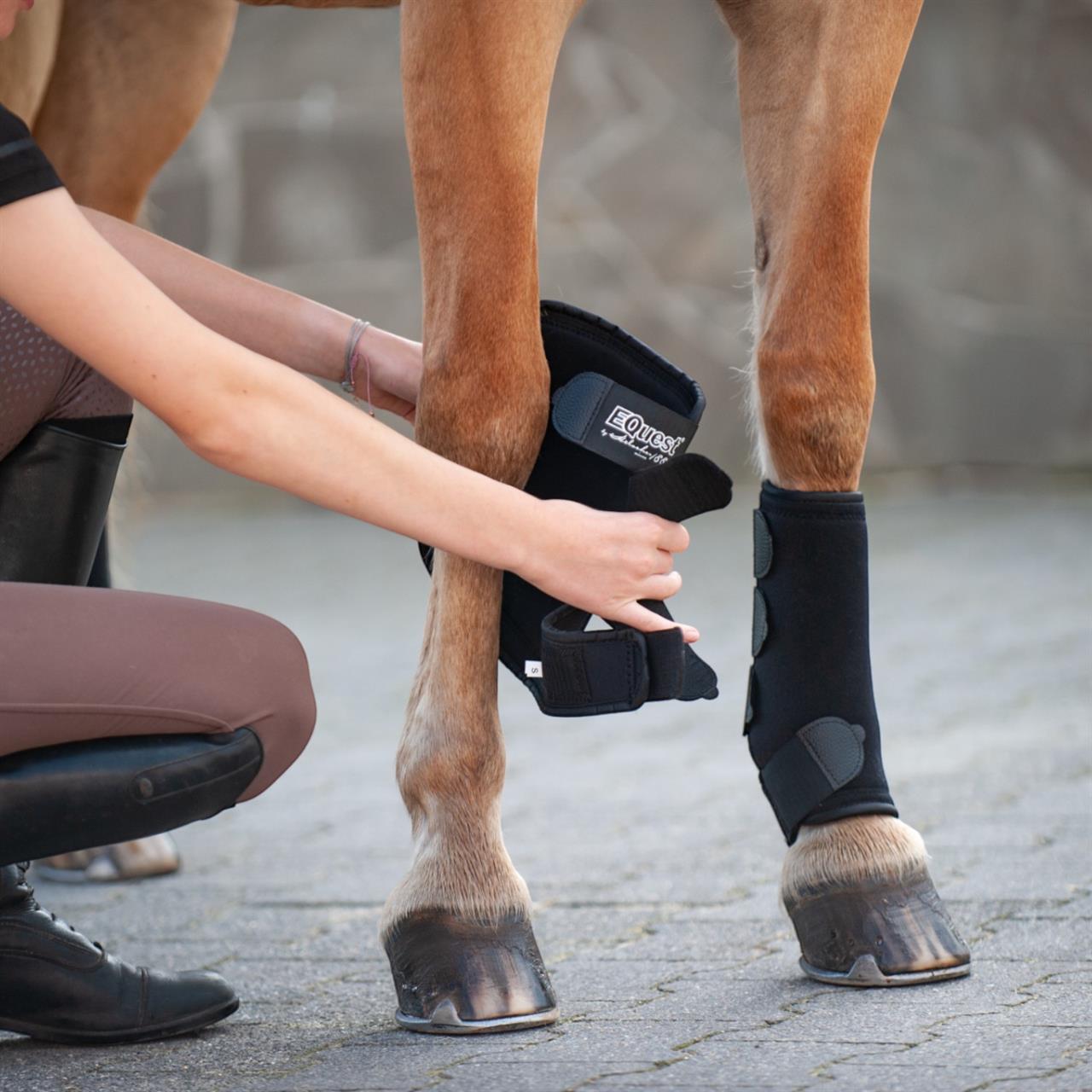 Equest - Fesselkopf Gamaschen 2-er Set vorne