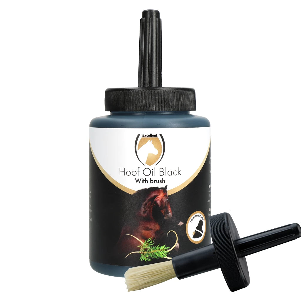 Excellent Horse Hoof Oil Black (mit Pinsel) 500 ml