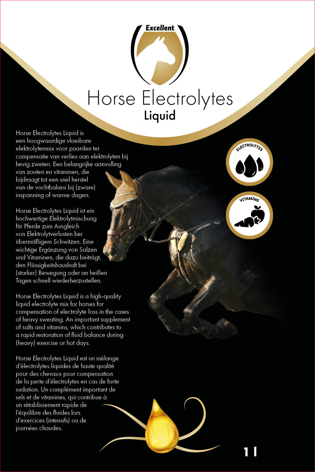 Excellent - Elektrolyte Flüssig 1 L