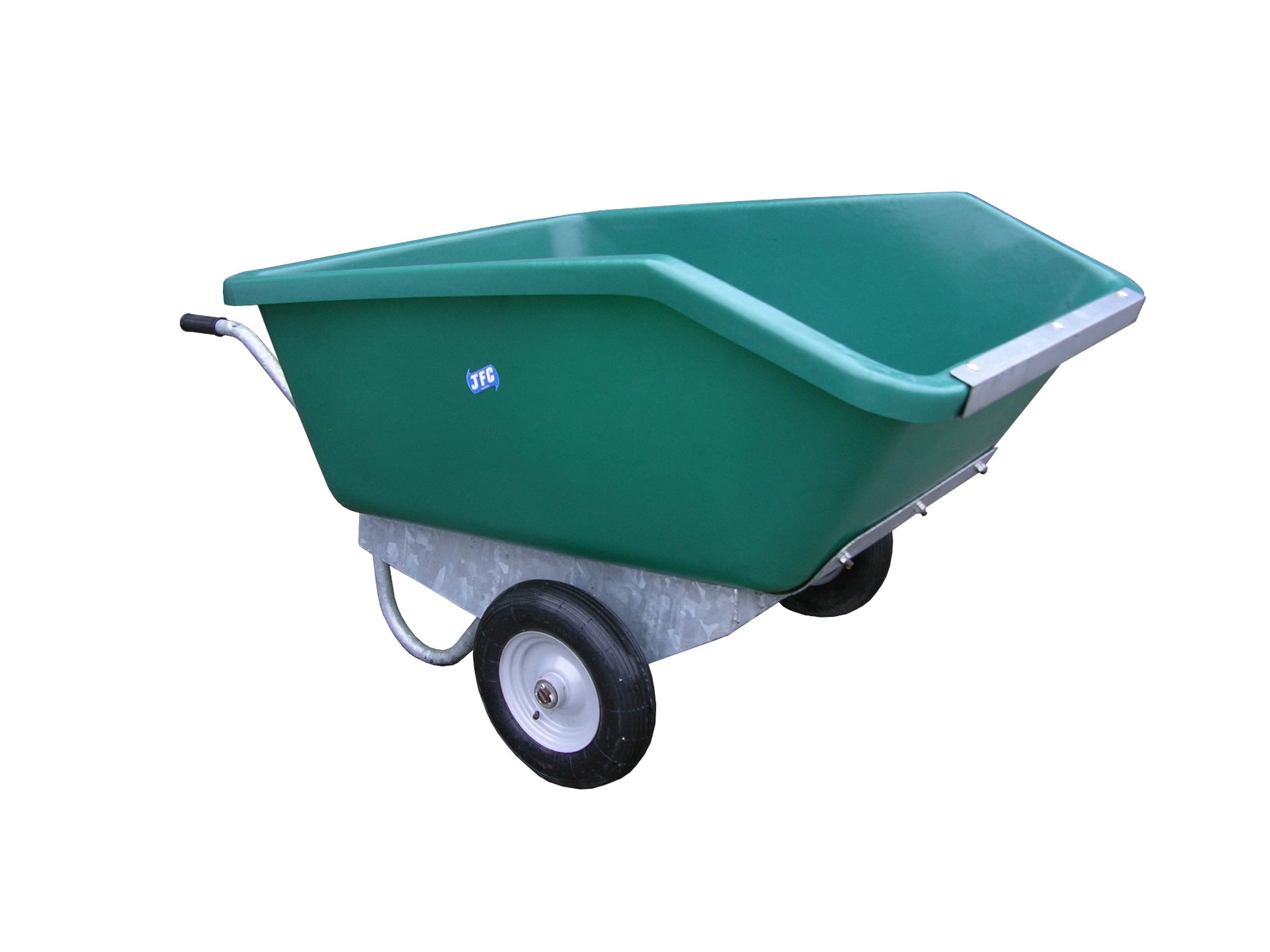 Großmulden Kippschubkarre mit  500l PE-Mulde TWB500