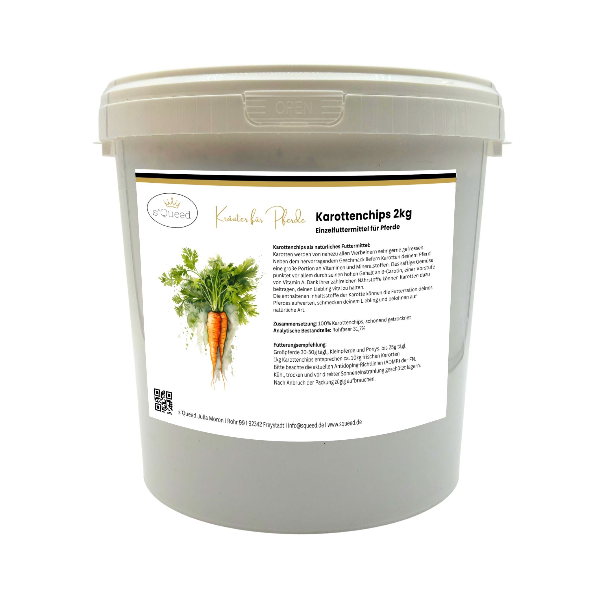 s`Queed - Karottenchips Pferd 2kg