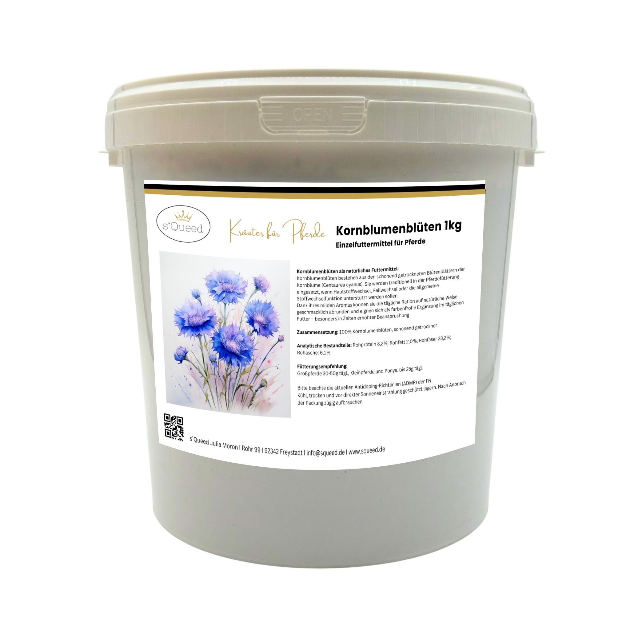Kornblume Pferd 1kg