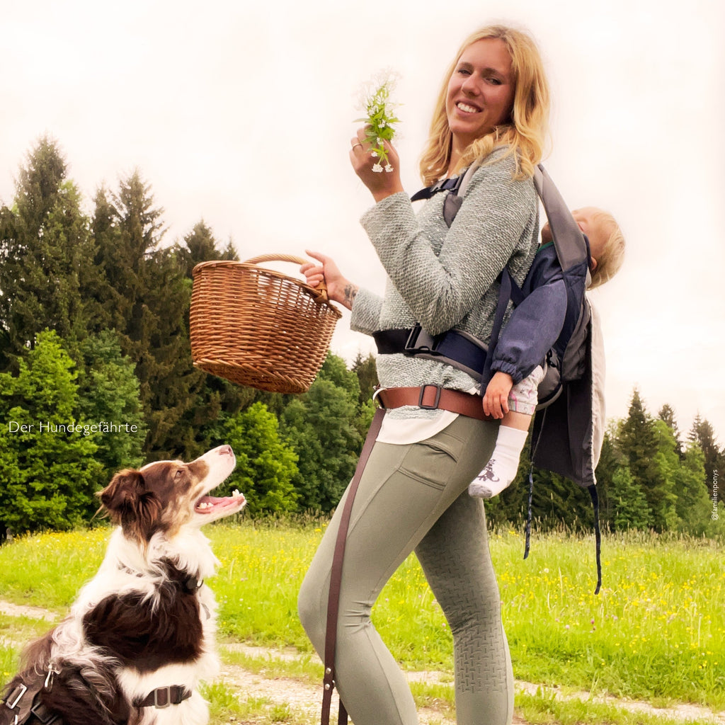 Leinen-Bauchgürtel CHILL - für entspannte Hundeführung - zum Joggen geeignet