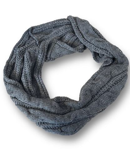 Loop Schal » Winter Damenschal » Strickschal » Damen Schal mit Strickmuster