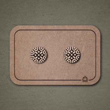 Ohrstecker aus Holz | Mandala N°2