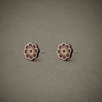 Ohrstecker aus Holz | Blüte