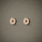 Ohrstecker aus Holz | Stern N°3