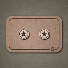 Ohrstecker aus Holz | Stern N°3
