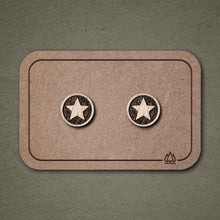 Ohrstecker aus Holz | Stern N°5