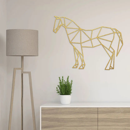 Origami Pferd aus Holz
