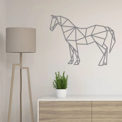 Origami Pferd aus Holz