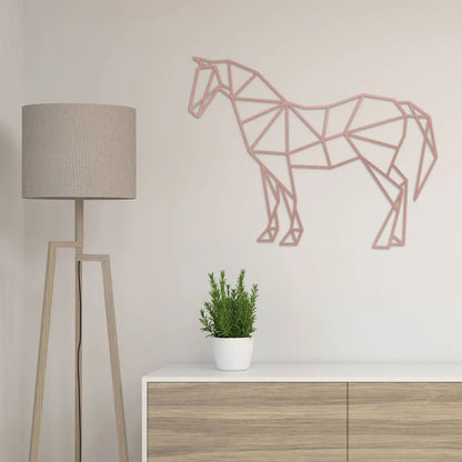 Origami Pferd aus Holz