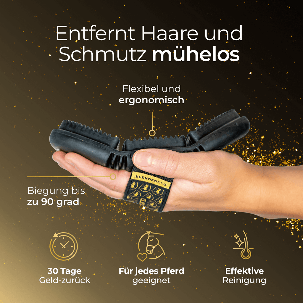 Pferdegold - Gummi Striegel