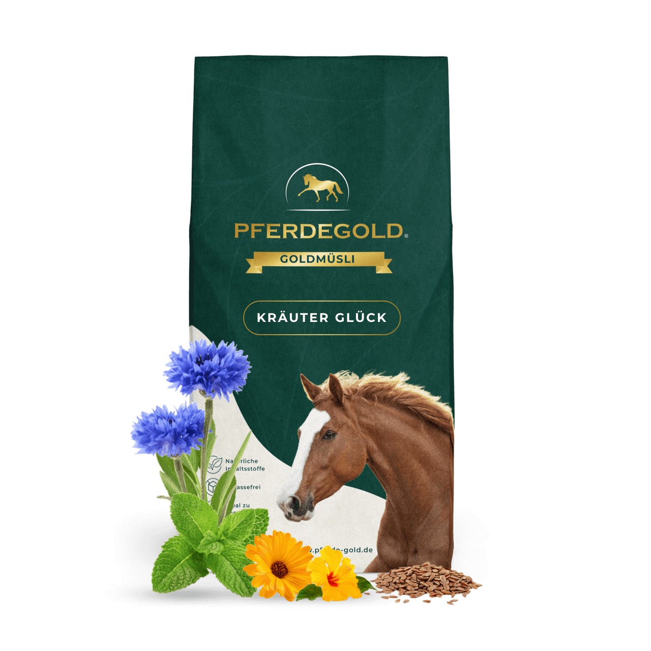 Pferdegold - Goldmüsli® Kräuter Glück