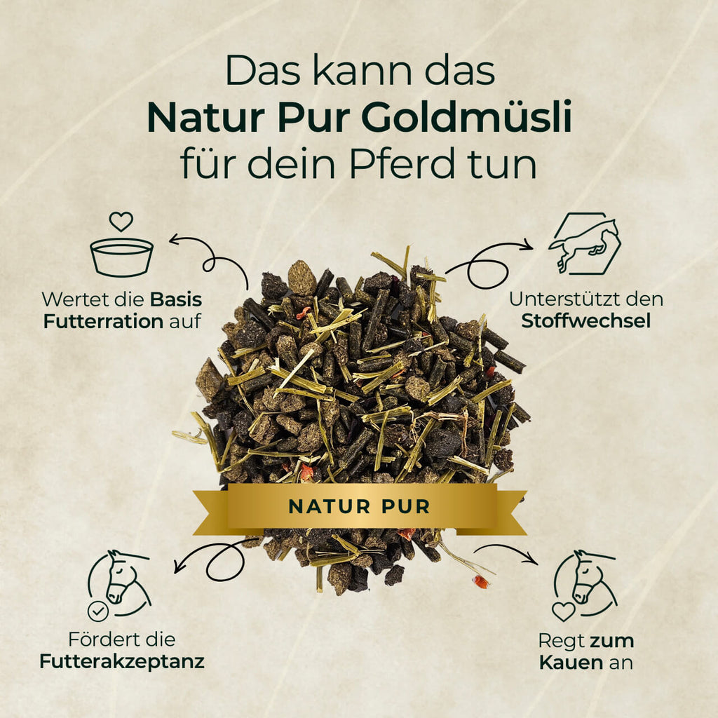 Pferdegold - Goldmüsli® Natur Pur