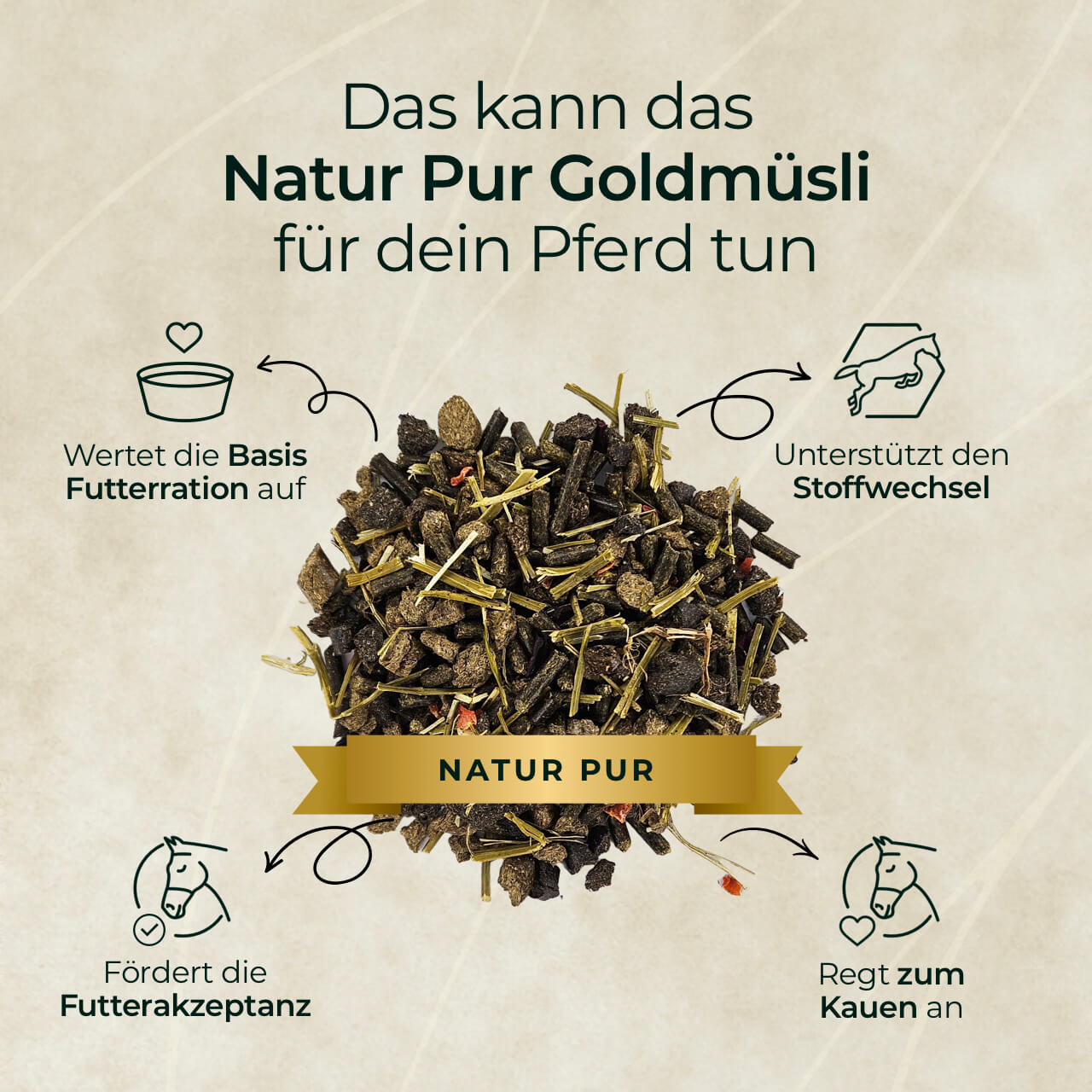 Pferdegold - Goldmüsli® Natur Pur
