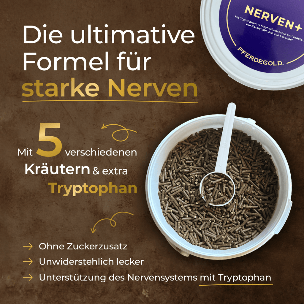 Pferdegold - Nerven+ mit Tryptophan