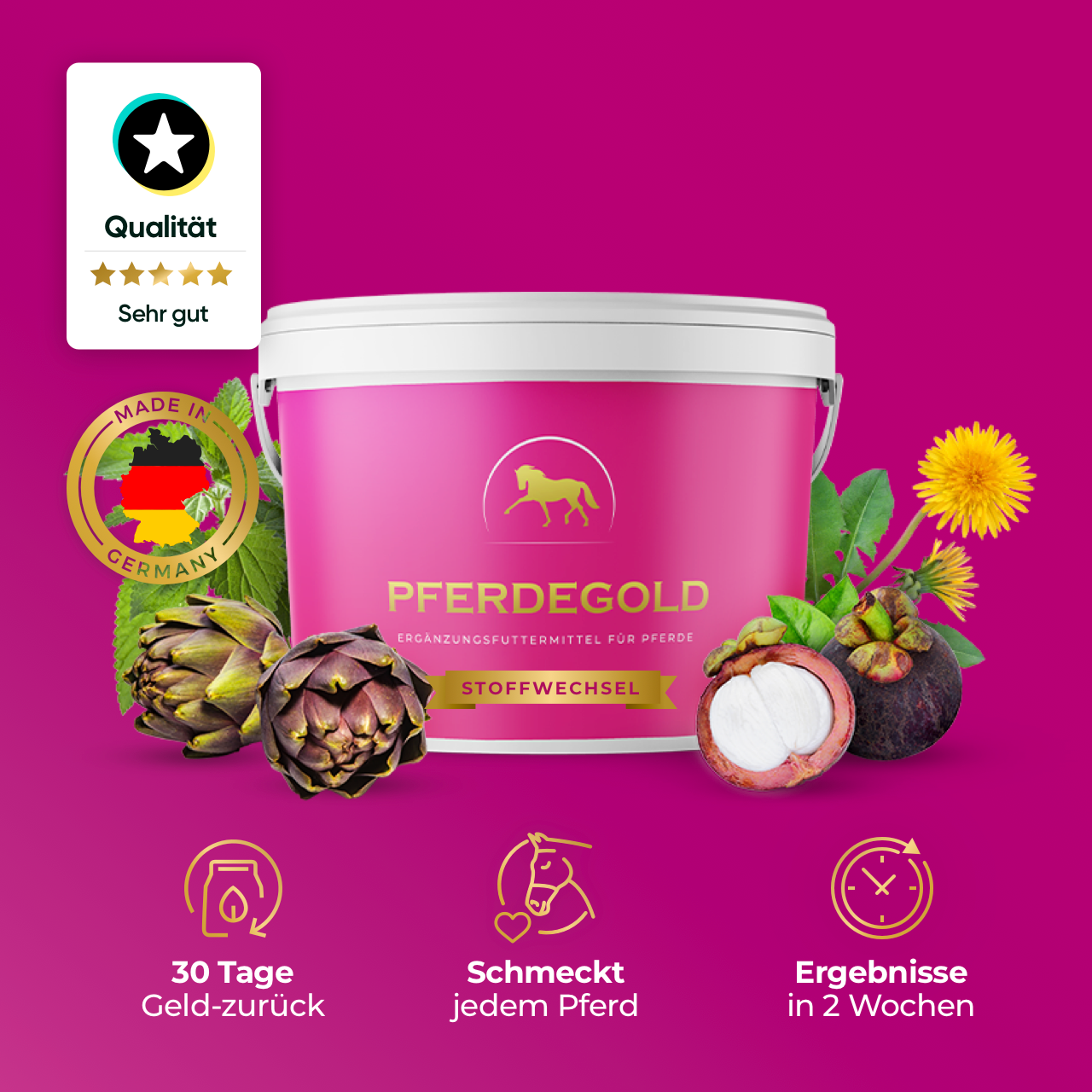 Pferdegold - Stoffwechsel