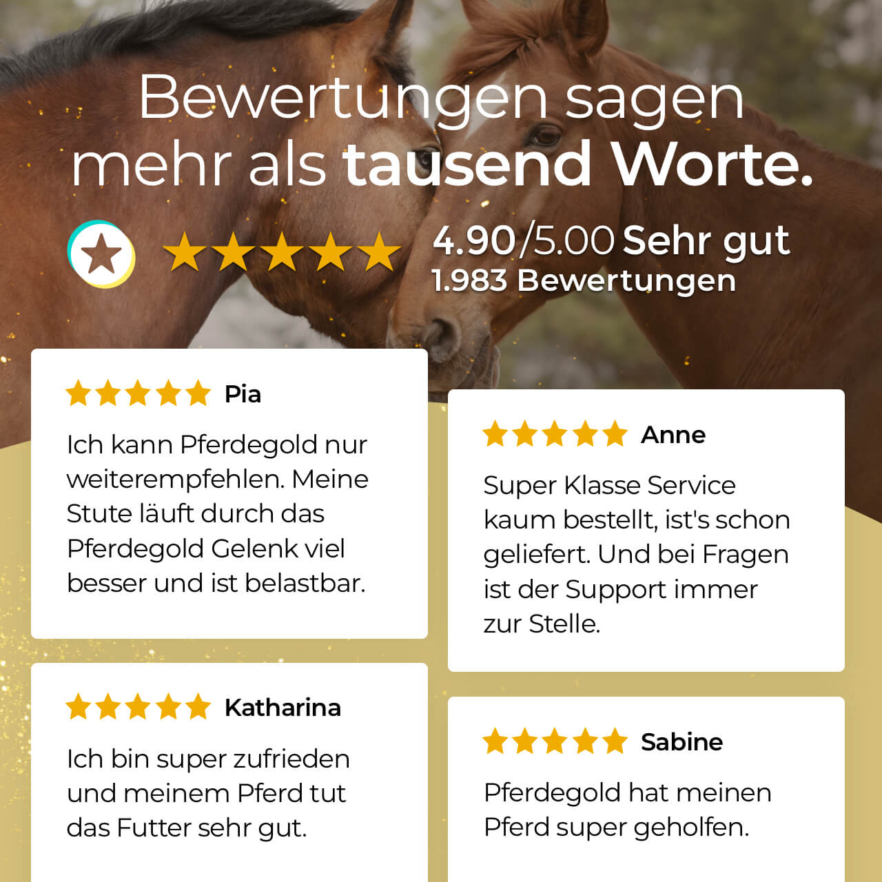 Pferdegold - Stoffwechsel