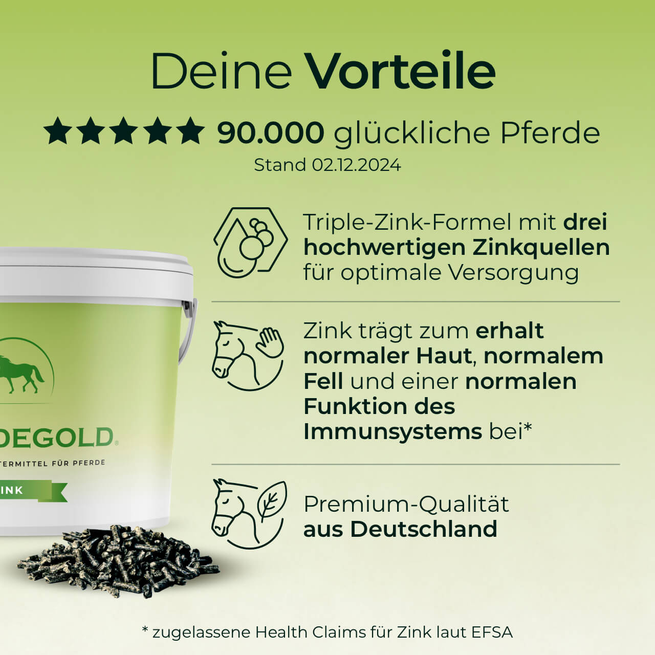 Pferdegold - Zink 1,5kg