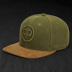 Snapback Cap - All Khaki & Suede