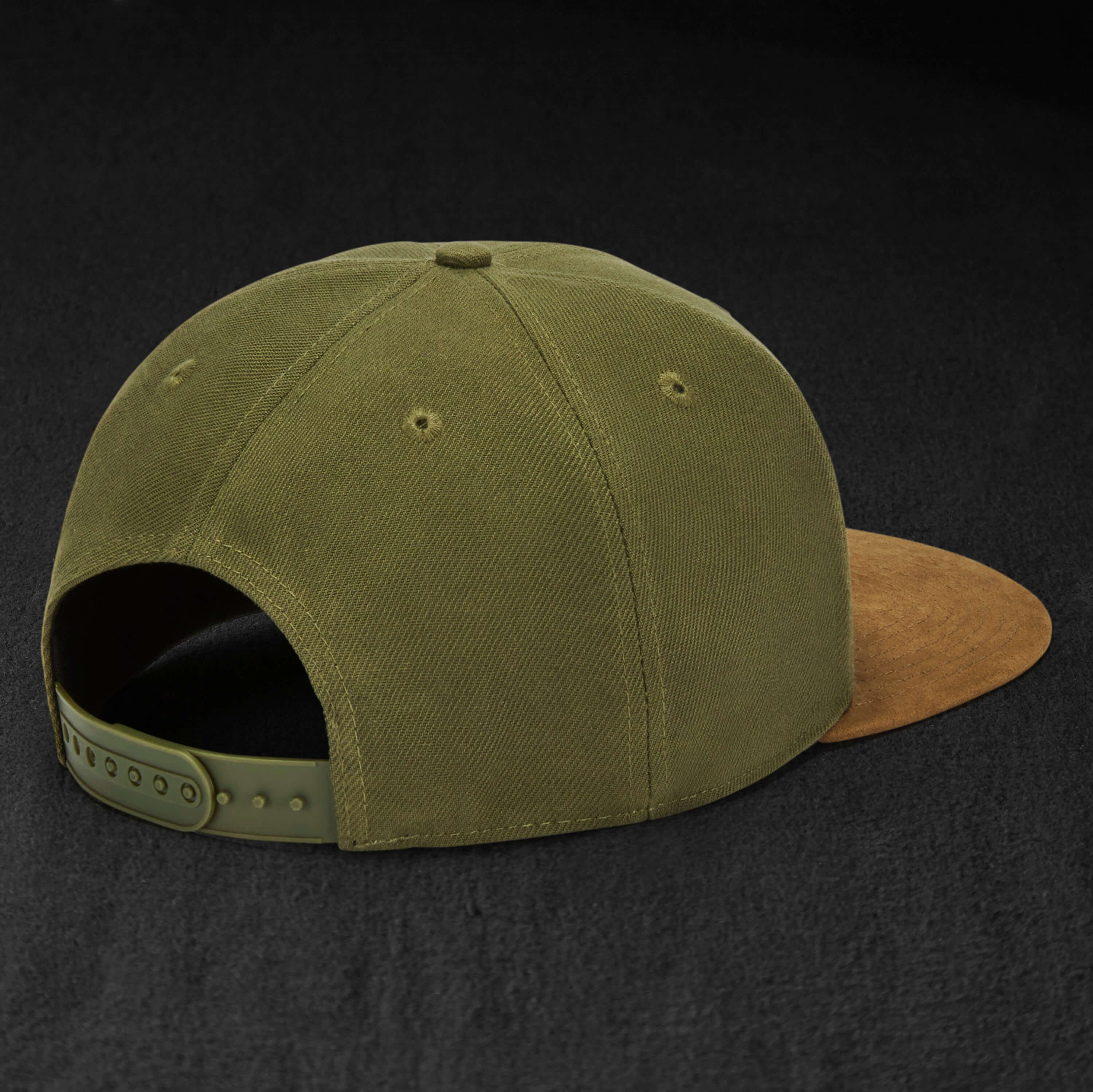 Snapback Cap - All Khaki & Suede