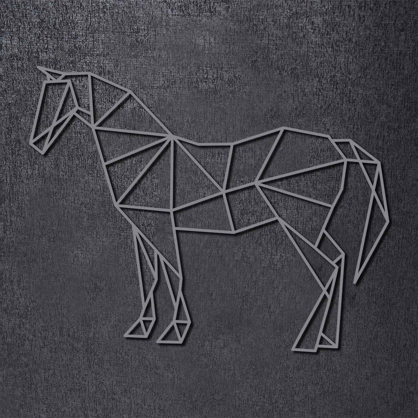Origami Pferd aus Holz