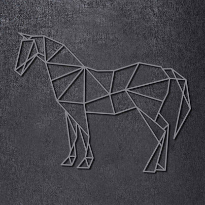 Origami Pferd aus Holz
