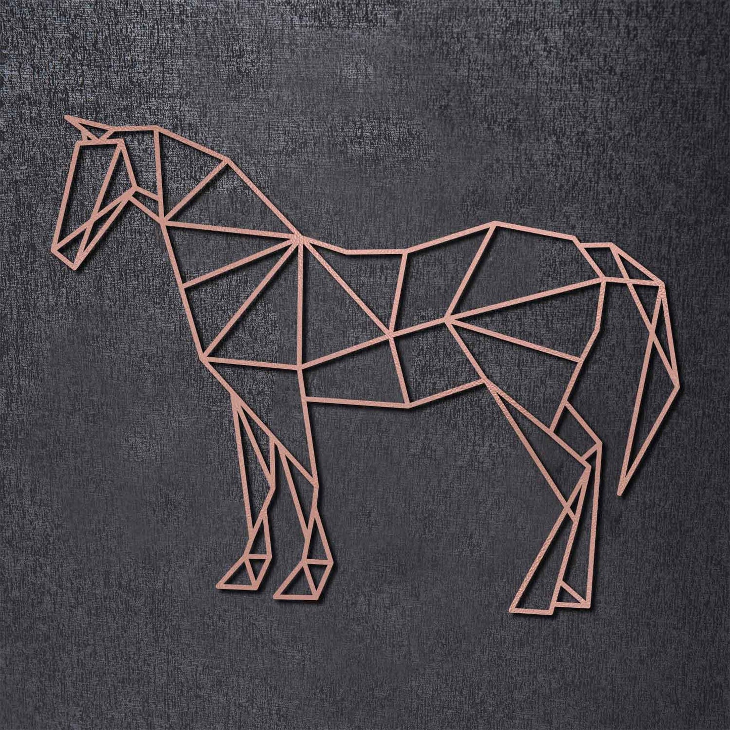 Origami Pferd aus Holz