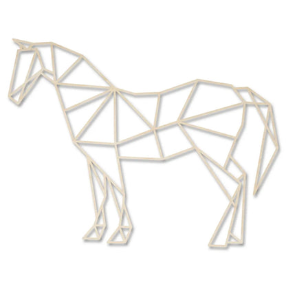Origami Pferd aus Holz