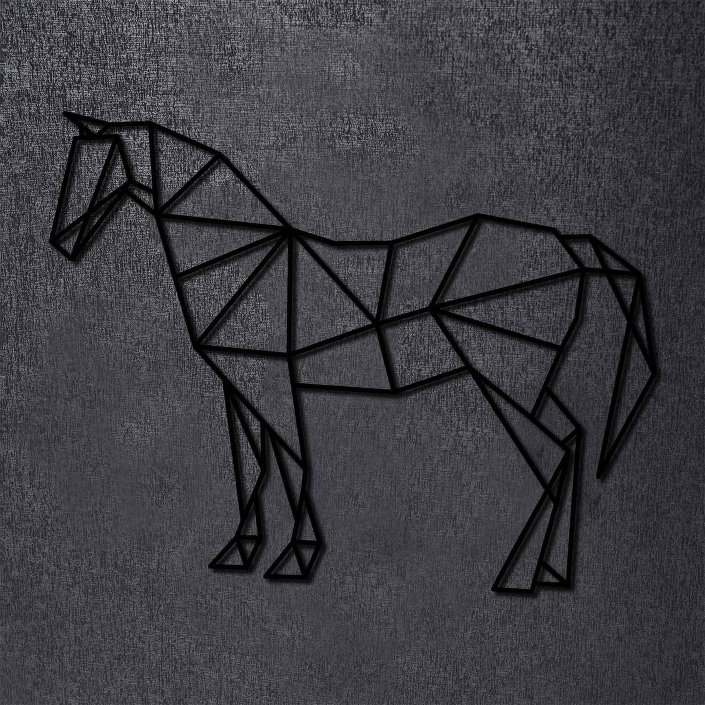 Origami Pferd aus Holz