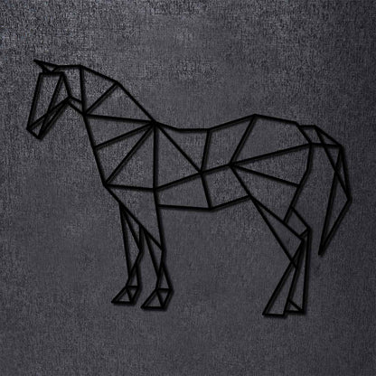 Origami Pferd aus Holz