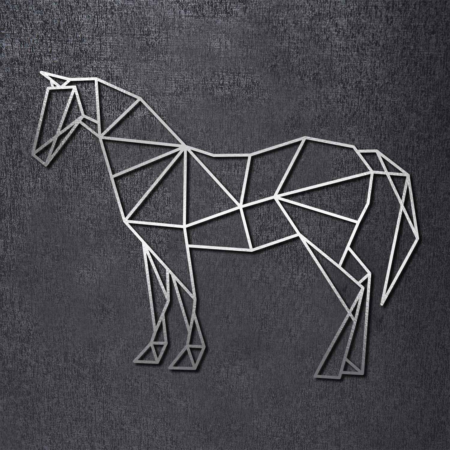 Origami Pferd aus Holz