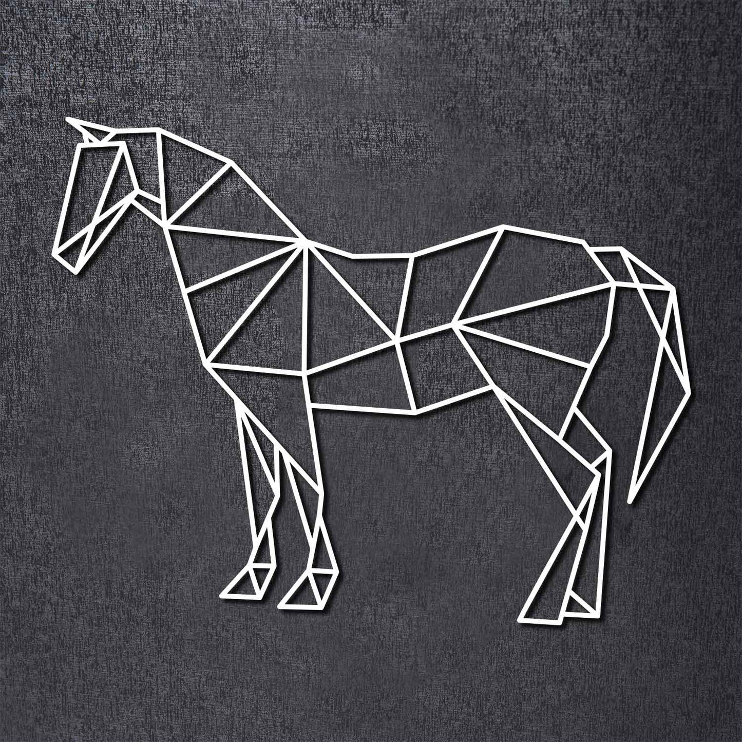 Origami Pferd aus Holz