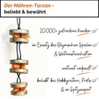 Pferdespielzeug Möhren-Tarzan – Spielzeug für Pferde gegen Langeweile – Pferdebeschäftigung